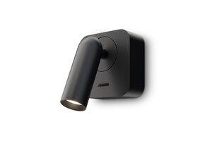 Maytoni - Wandlamp Mirax - Zwart - 8.5x6.3x6.5 cm