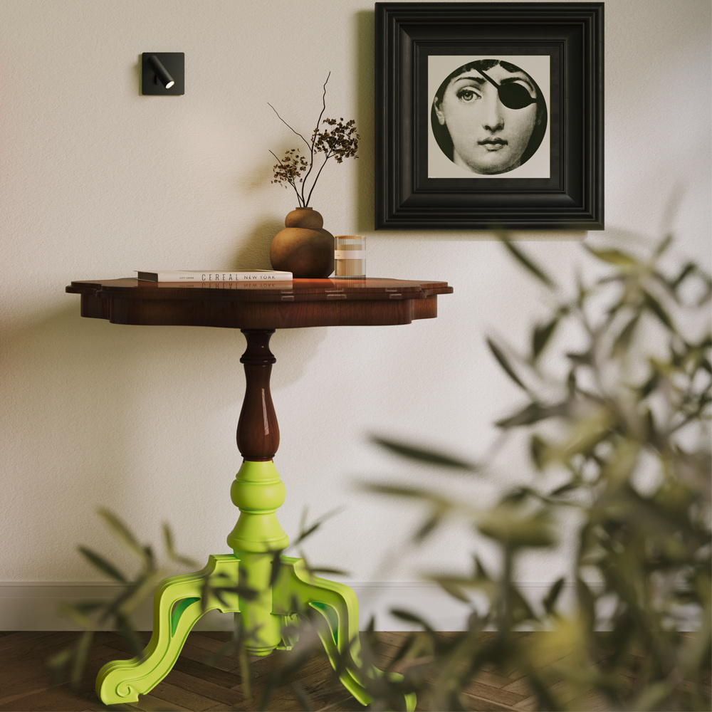 Maytoni - Wandlamp Mirax - Zwart - 8.5x6.3x6.5 cm