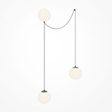 Maytoni - Hanglamp Twins - Zwart - 20x20x300 cm