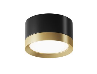 Maytoni - Plafondlamp Hoop - Zwart - 8.5x8.5x5 cm