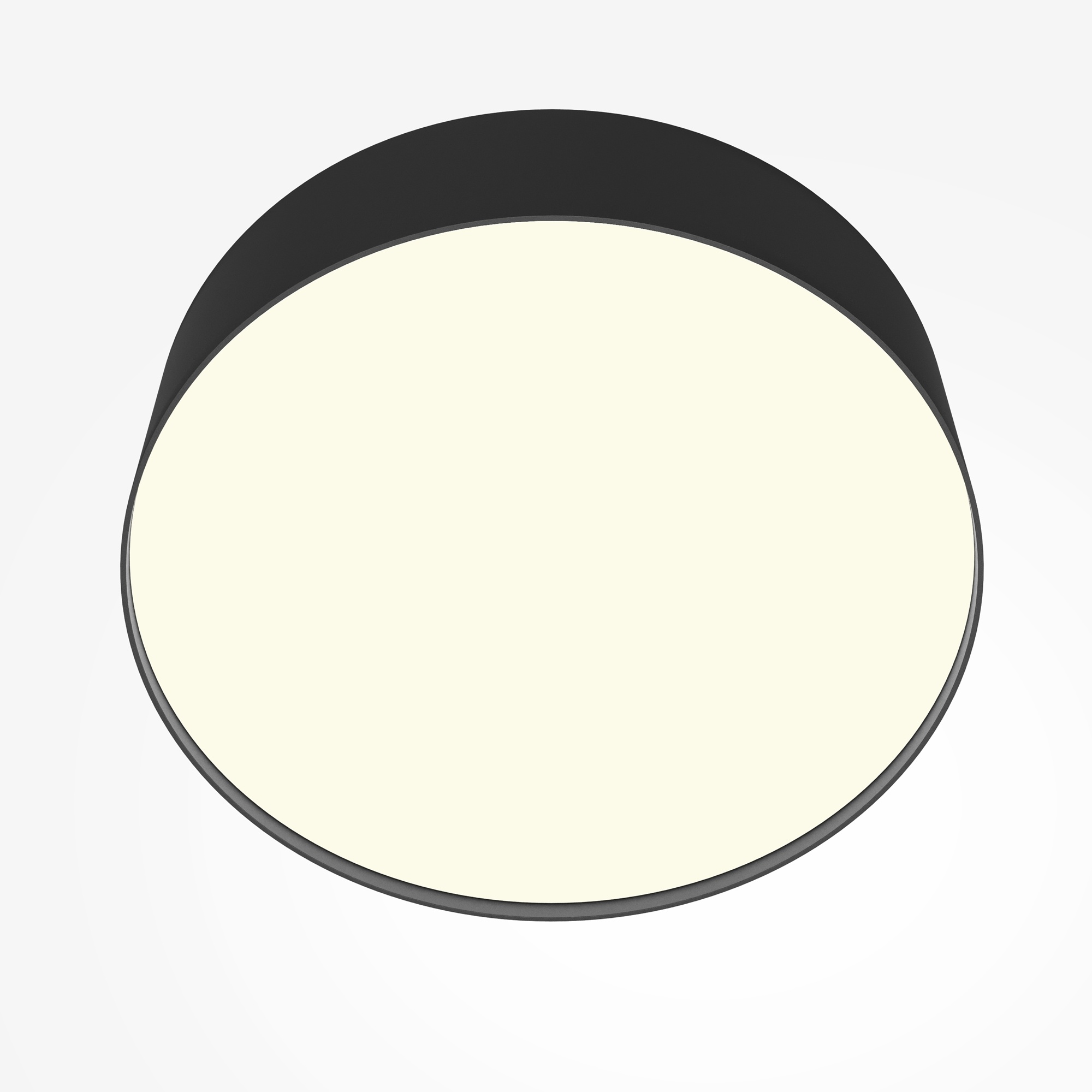 Maytoni - Plafondlamp Zon - Zwart - 22x22x6 cm