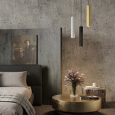 Maytoni - Hanglamp Calipso - Wit - 5.6x5.6x30 cm