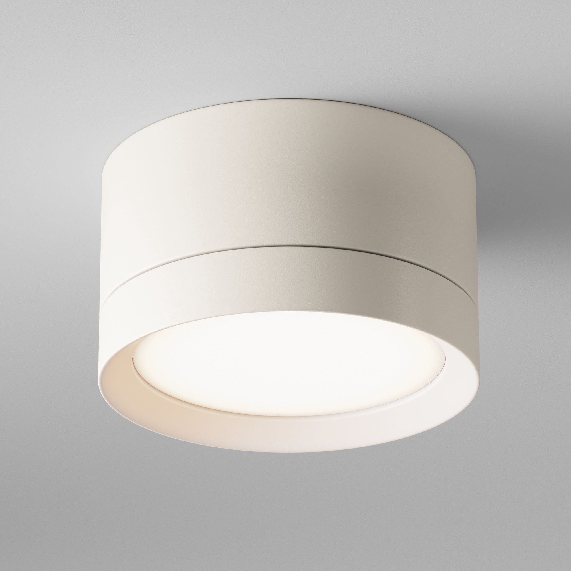 Maytoni - Plafondlamp Hoop - Wit - 8.5x8.5x5 cm