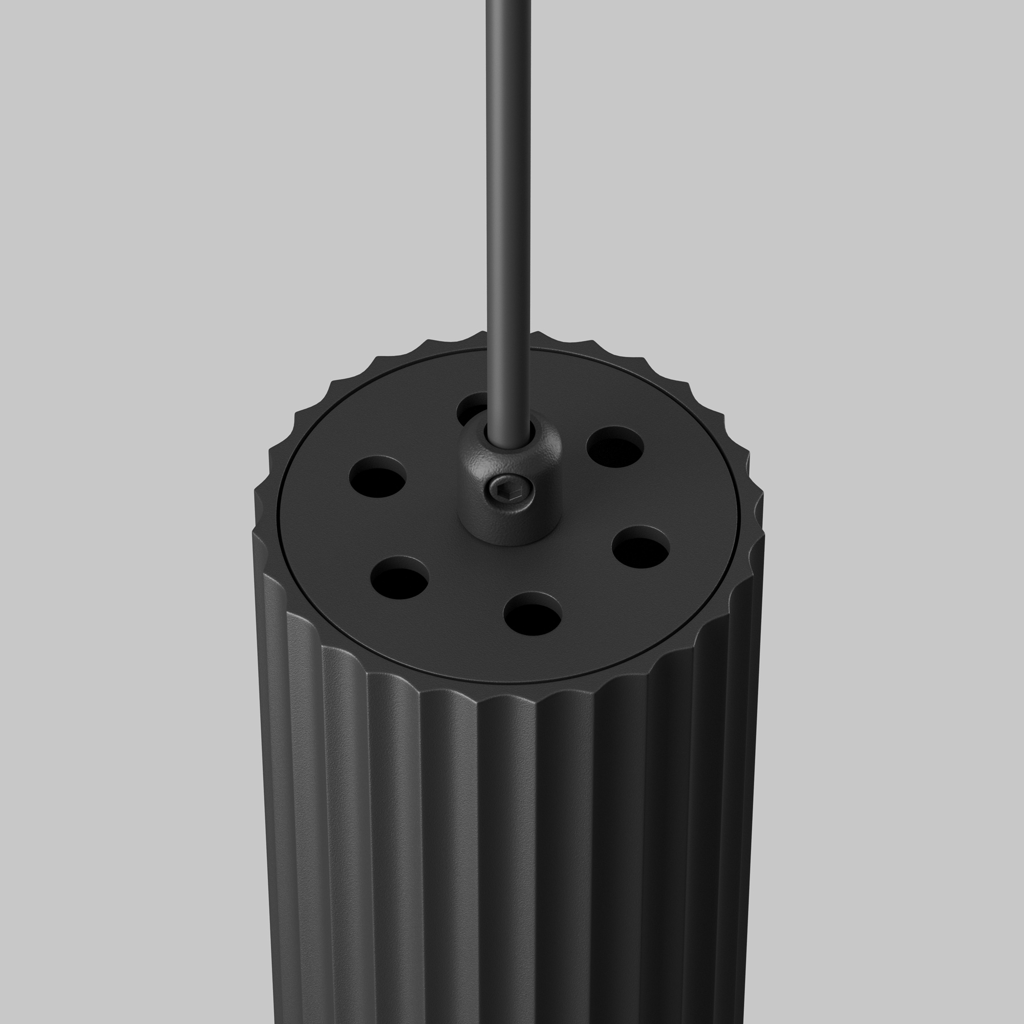 Maytoni - Hanglamp Calipso - Zwart - 5.6x5.6x30 cm