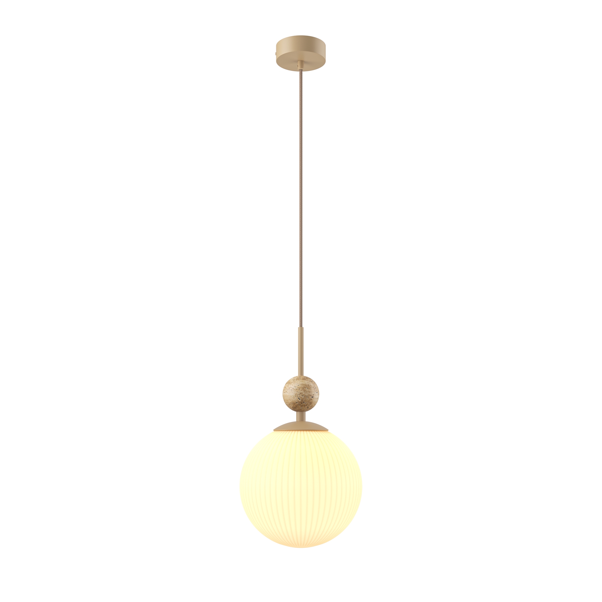 Maytoni - Hanglamp TAVO - Beige - 20x20x239 cm