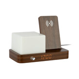 Karlsson - Wekker Retro w. Night Light LED - Bruin - 11,5x15,4x20 cm