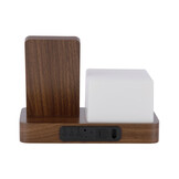 Karlsson - Wekker Retro w. Night Light LED - Bruin - 11,5x15,4x20 cm