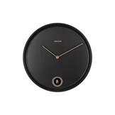 Karlsson - Wall Clock Esencia Cuckoo - Zwart - Ø30cm