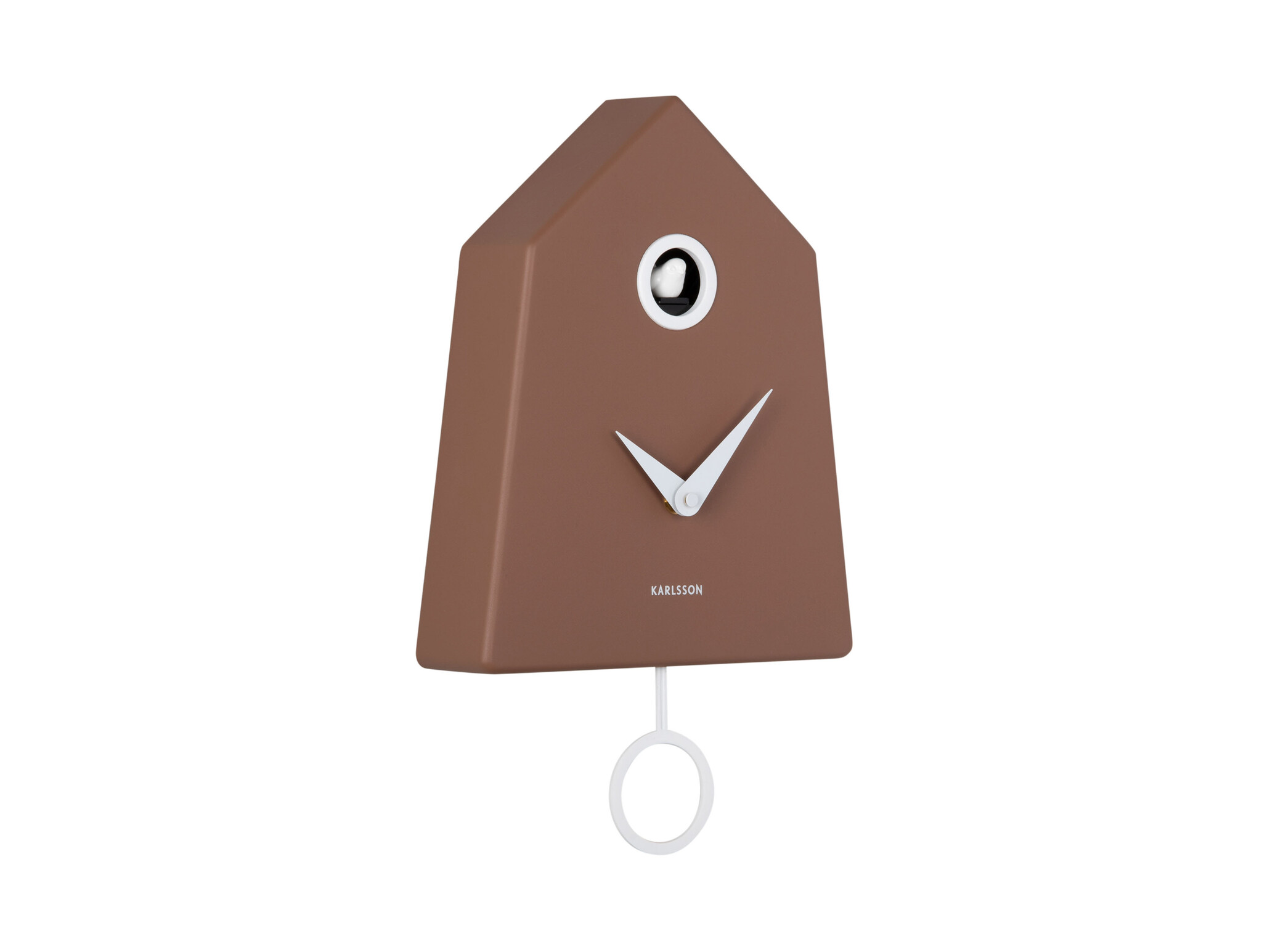 Karlsson - Wall Clock Grafico Cuckoo - Bruin - Øcm