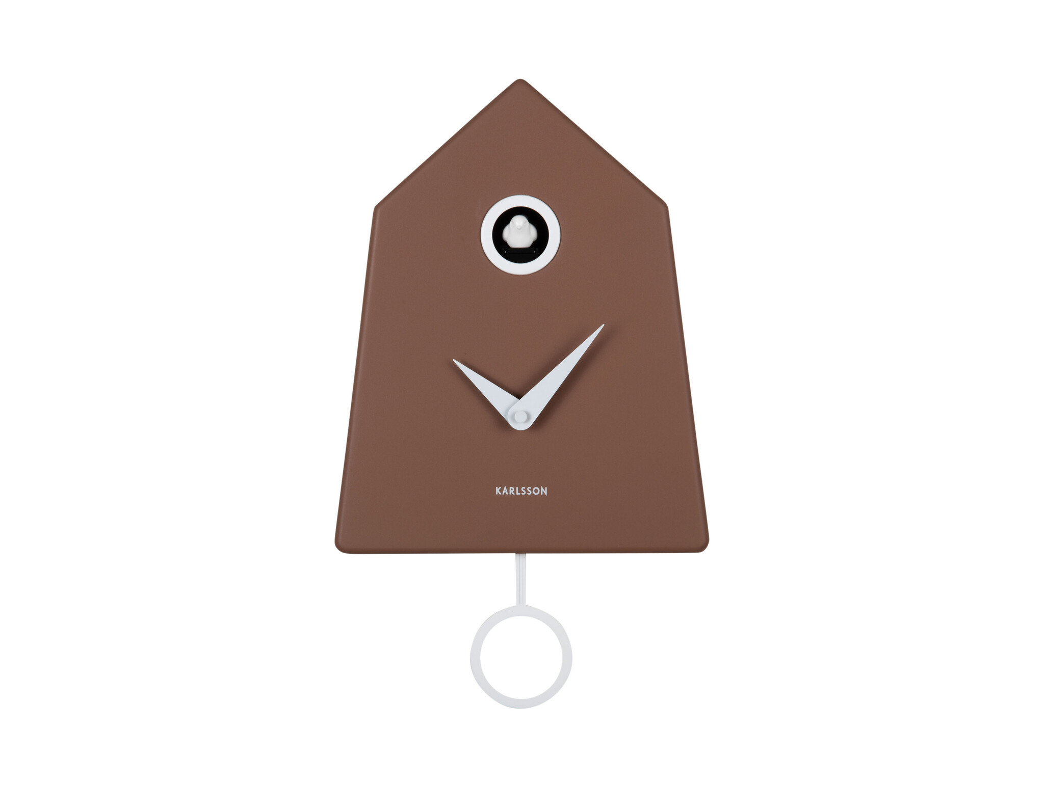 Karlsson - Wall Clock Grafico Cuckoo - Bruin - Øcm