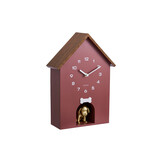 Karlsson - Wall Clock Dog House - Rood - Øcm
