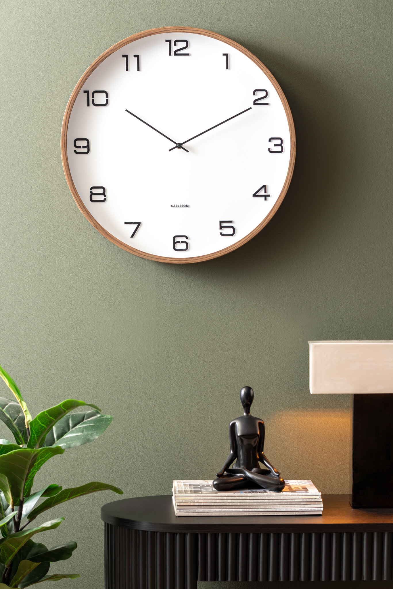 Karlsson - Wall Clock Delicado Large - Wit - Ø50,8cm