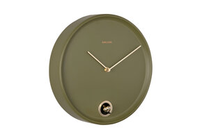Karlsson - Wall Clock Esencia Cuckoo - Groen - Ø30cm