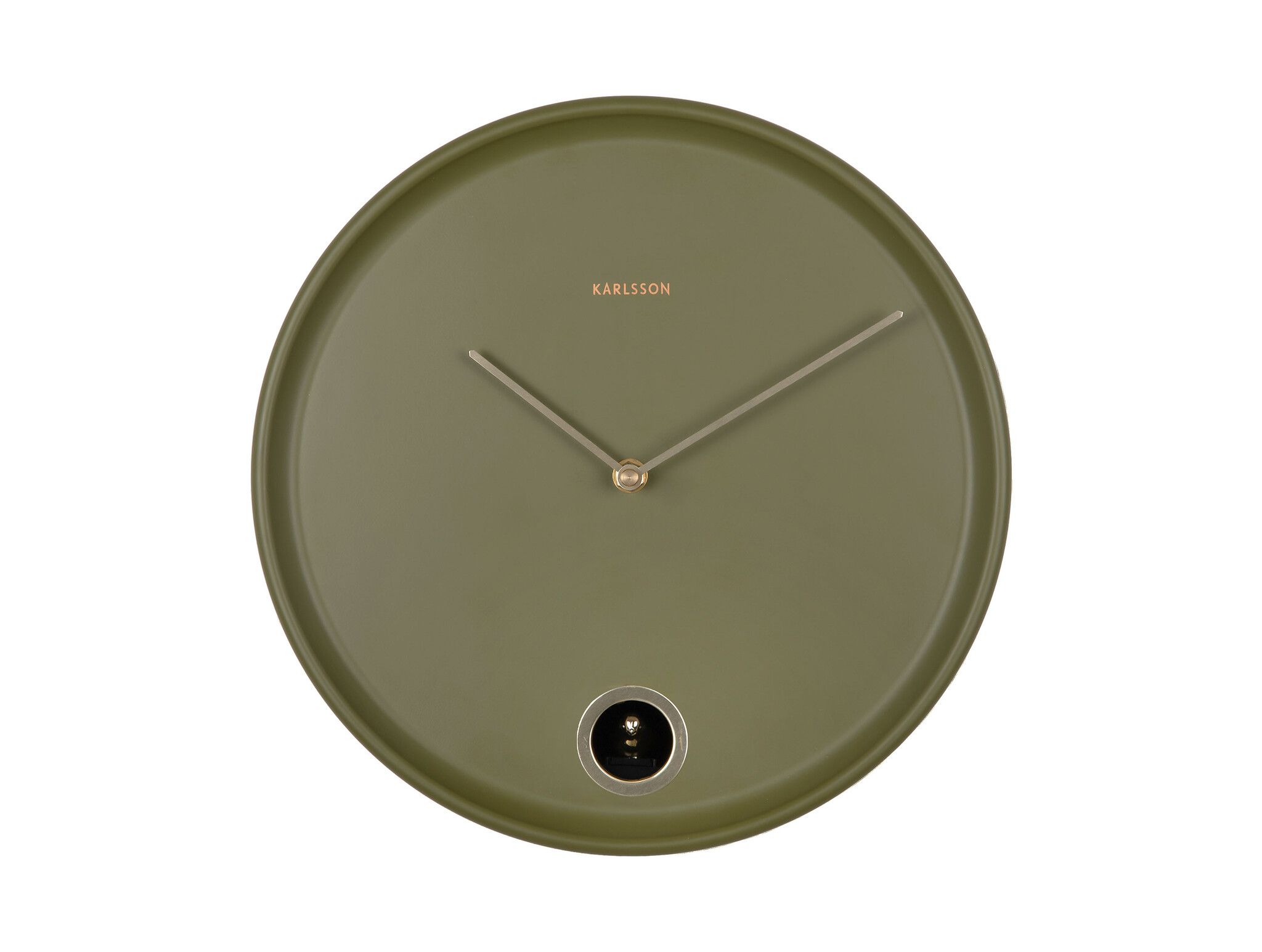 Karlsson - Wall Clock Esencia Cuckoo - Groen - Ø30cm