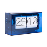 Karlsson - Tafelklok Boxed Flip - Blauw - 20,7x20,7x11,7 cm