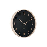 Karlsson - Wall Clock Nervadura - Zwart - Ø40,8cm