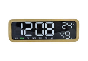 Karlsson - Wekker Madera - Wit - 25,5xx4,8 cm