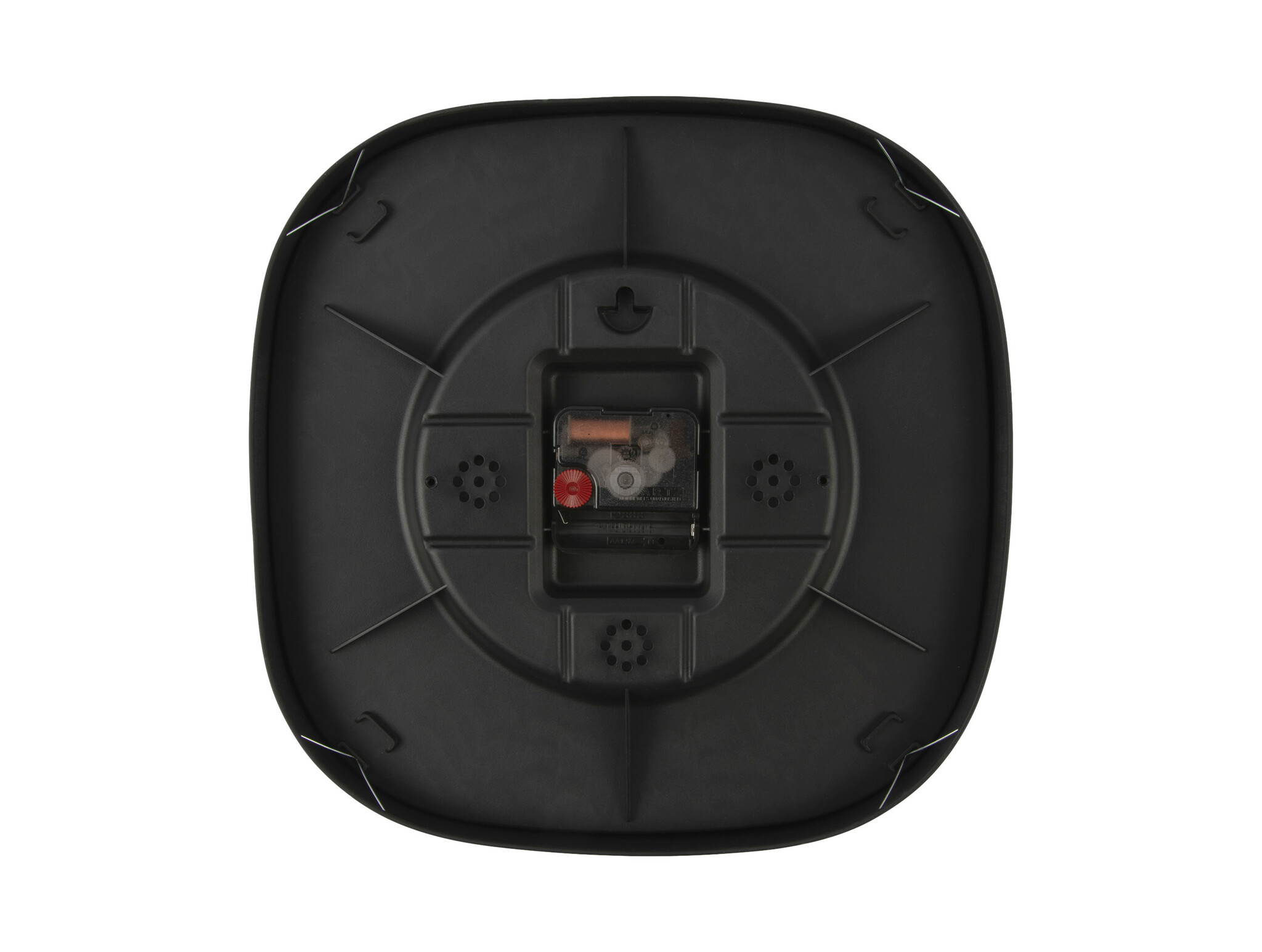 Karlsson - Wall Clock Grato Cuadrado - Zwart - Øcm