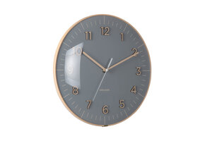 Karlsson - Wall Clock Esencia Dome - Grijs - Ø30cm