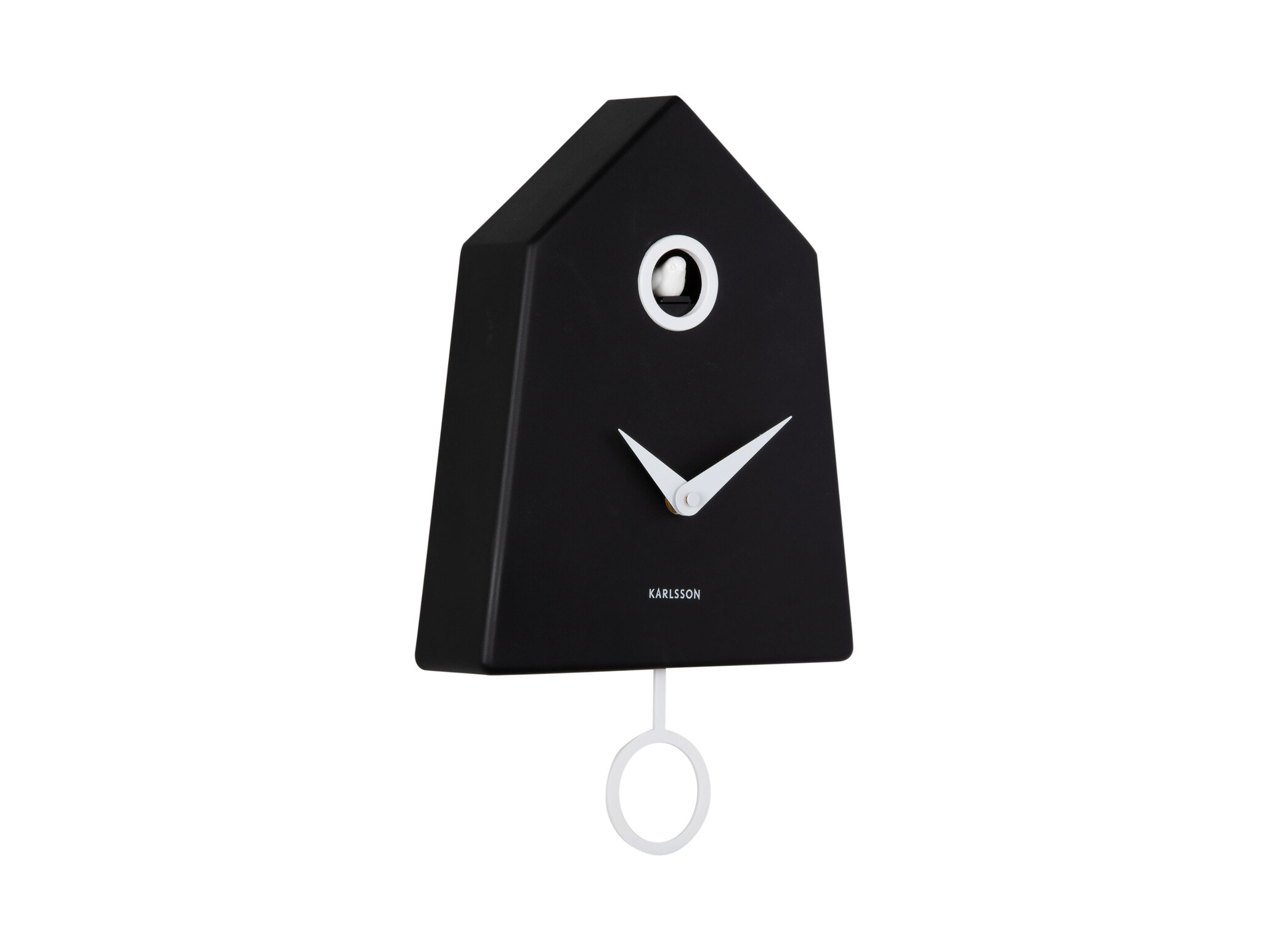 Karlsson - Wall Clock Grafico Cuckoo - Zwart - Øcm