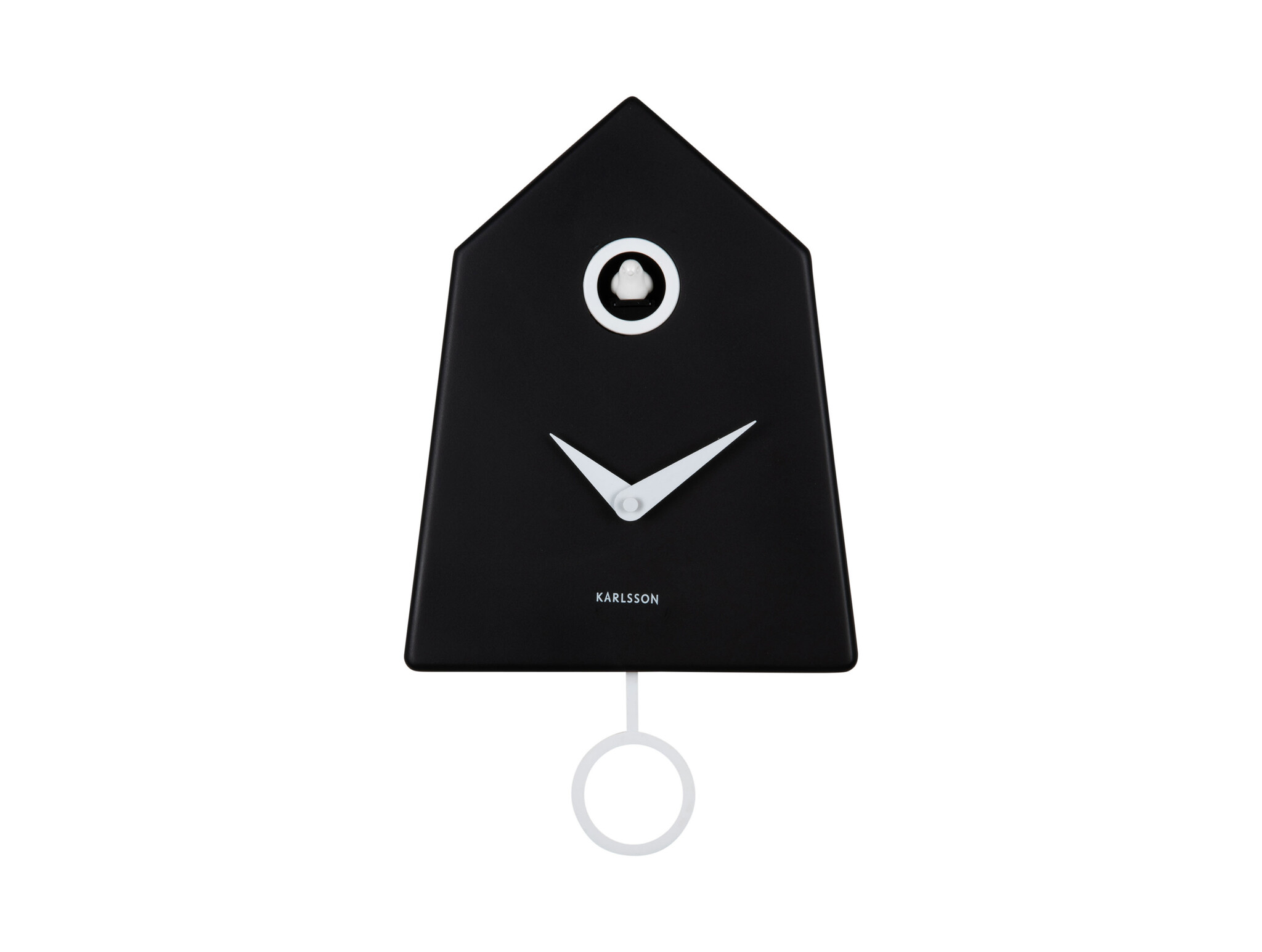 Karlsson - Wall Clock Grafico Cuckoo - Zwart - Øcm