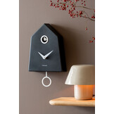 Karlsson - Wall Clock Grafico Cuckoo - Zwart - Øcm