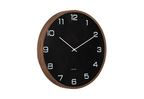 Karlsson - Wall Clock Delicado Large - Zwart - Ø50,8cm
