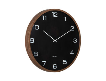 Karlsson - Wall Clock Delicado Large - Zwart - Ø50,8cm