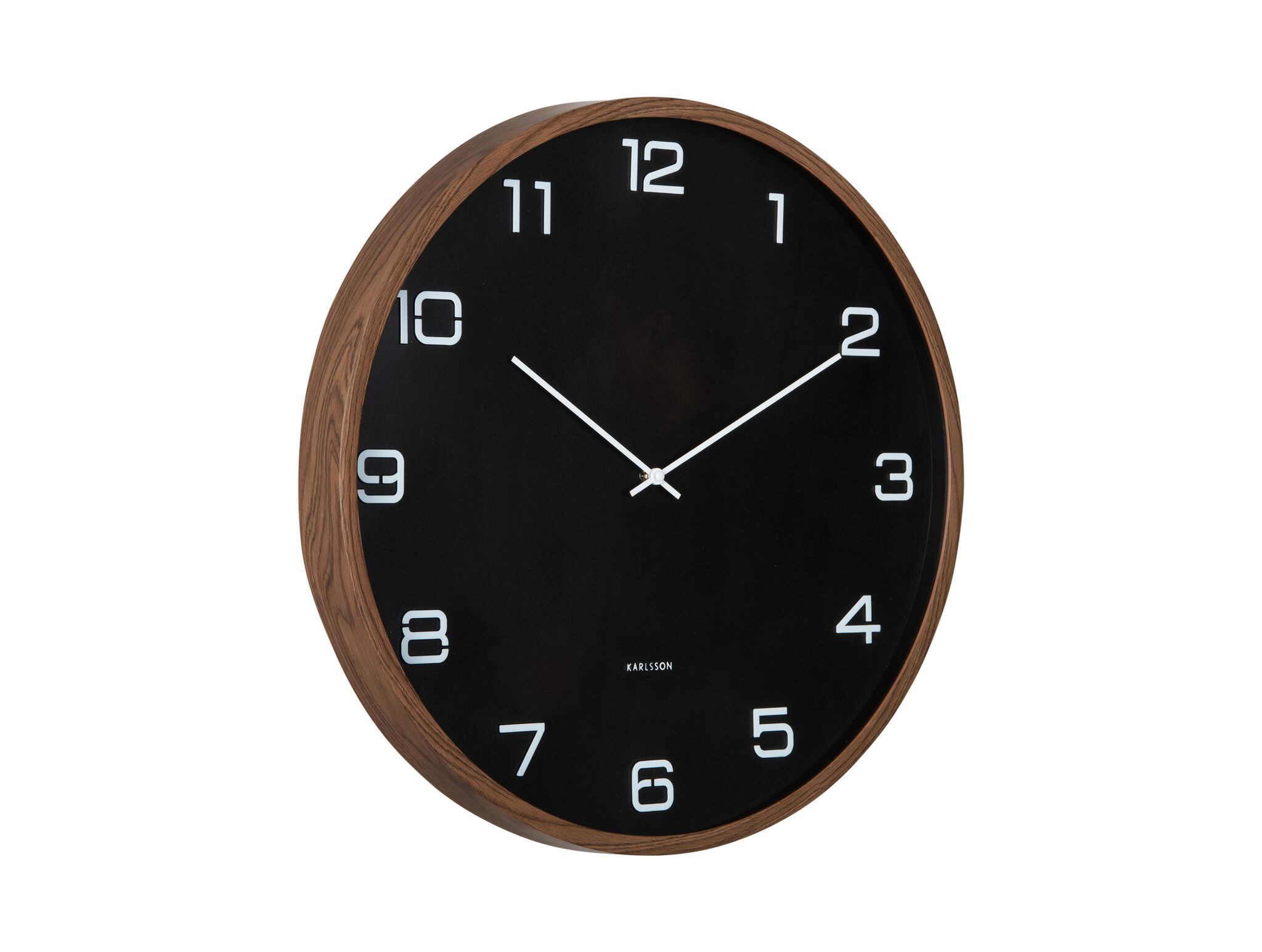 Karlsson - Wall Clock Delicado Large - Zwart - Ø50,8cm