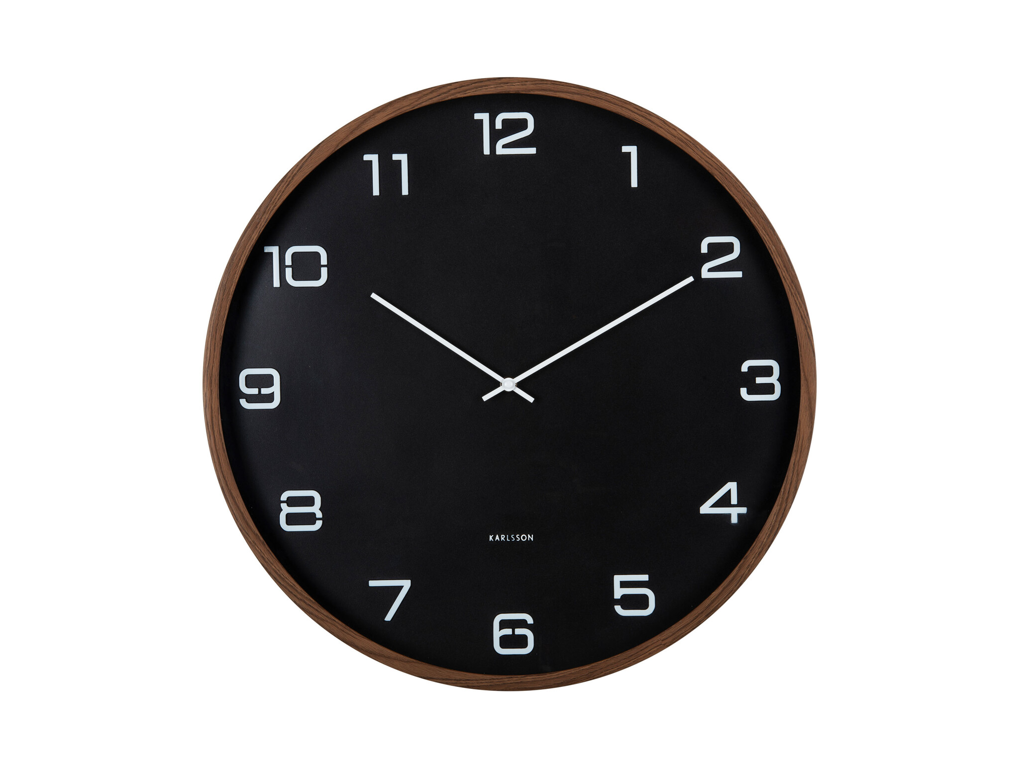 Karlsson - Wall Clock Delicado Large - Zwart - Ø50,8cm