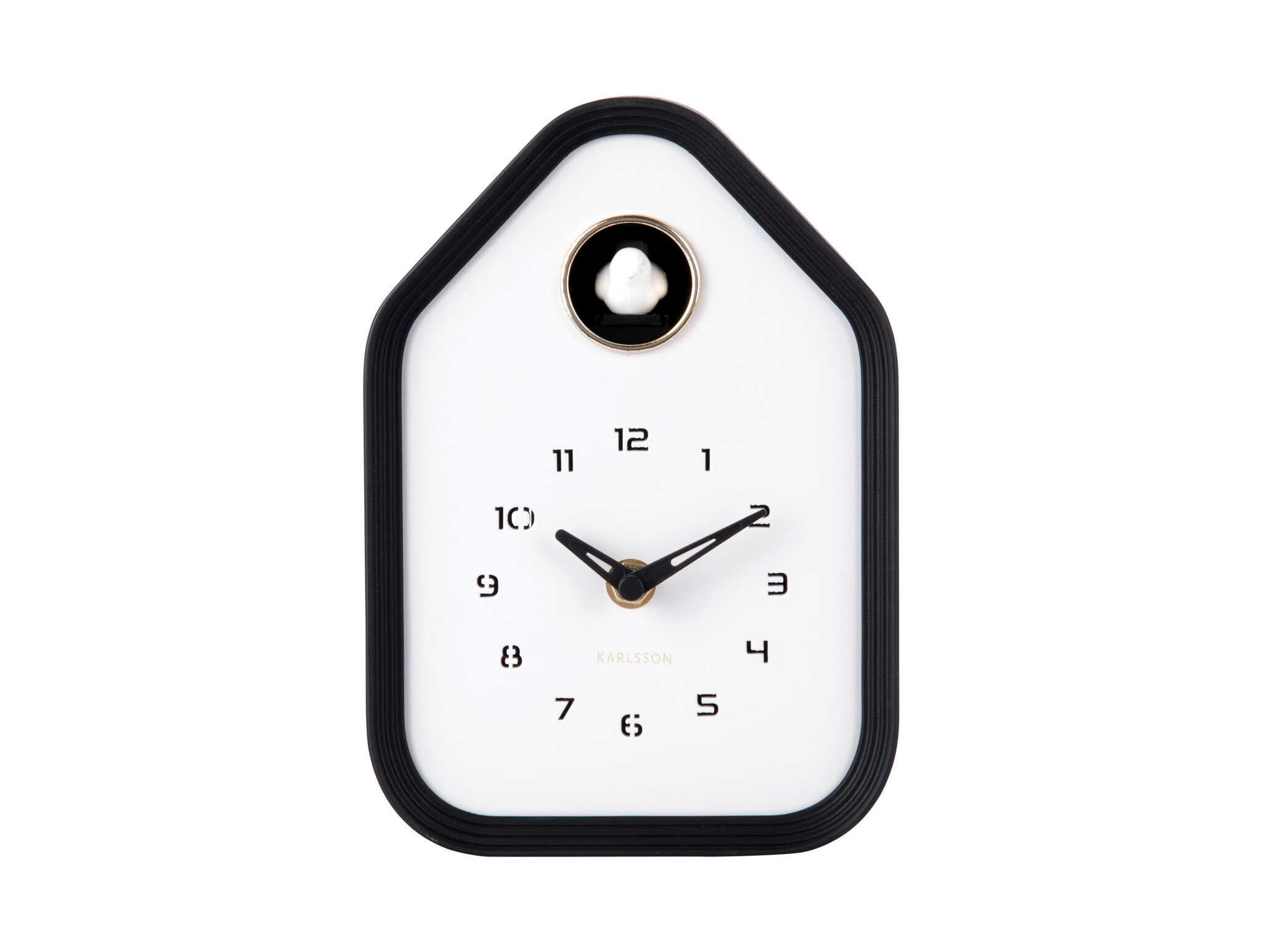 Karlsson - Wall/Table Clock Reina Cuckoo - Zwart - Øcm