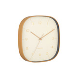 Karlsson - Wall Clock Grato Cuadrado - Geel - Øcm
