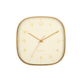 Karlsson - Wall Clock Grato Cuadrado - Geel - Øcm