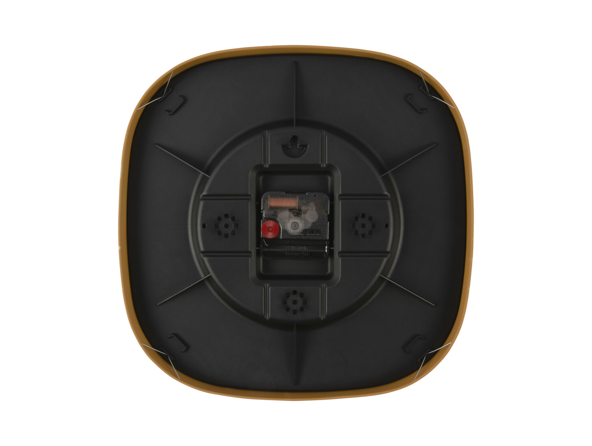 Karlsson - Wall Clock Grato Cuadrado - Geel - Øcm