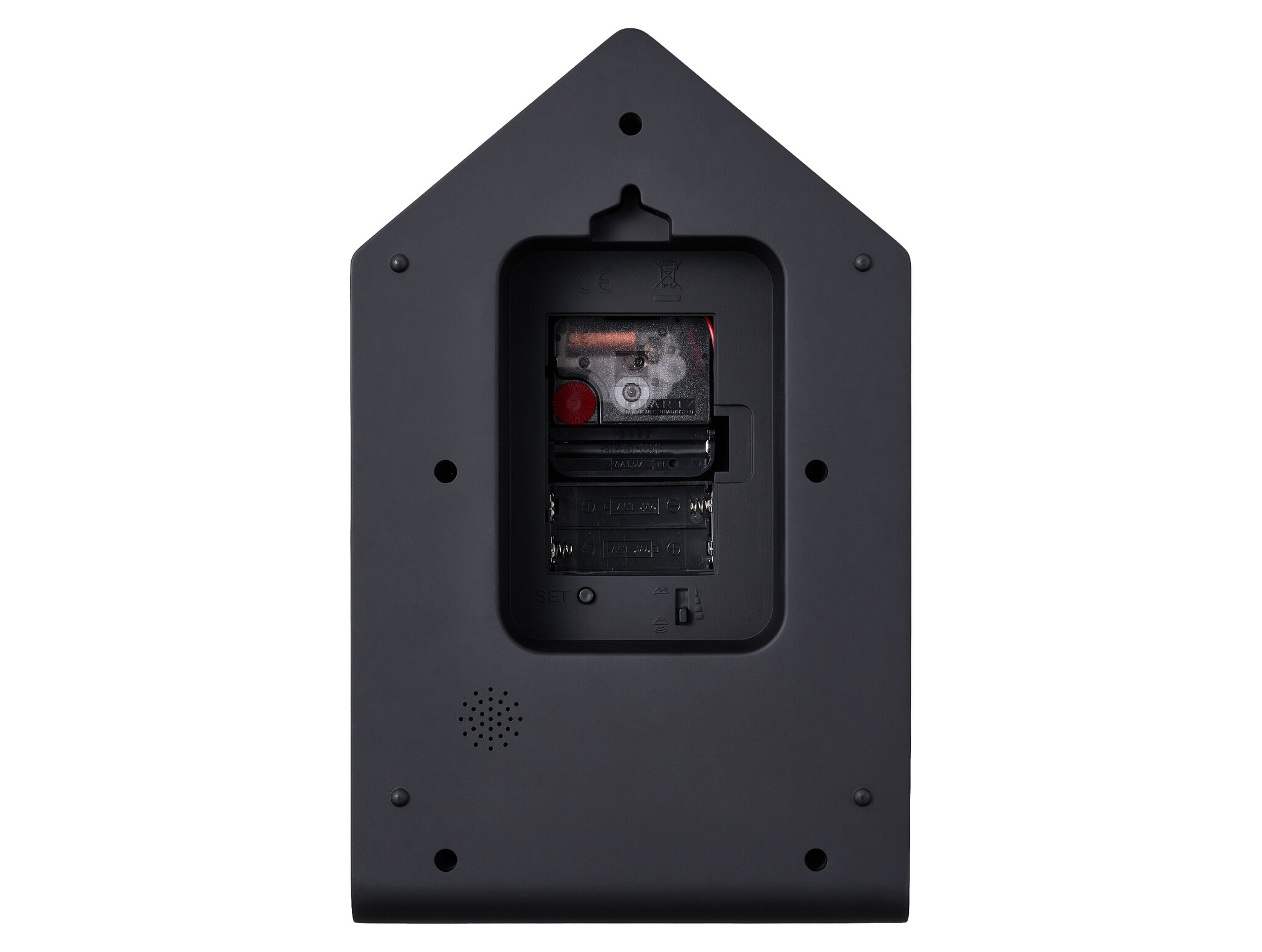 Karlsson - Wall Clock Fino Cuckoo - Zwart - Øcm