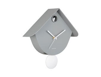 Karlsson - Wall Clock Retro Cuckoo - Grijs - Øcm