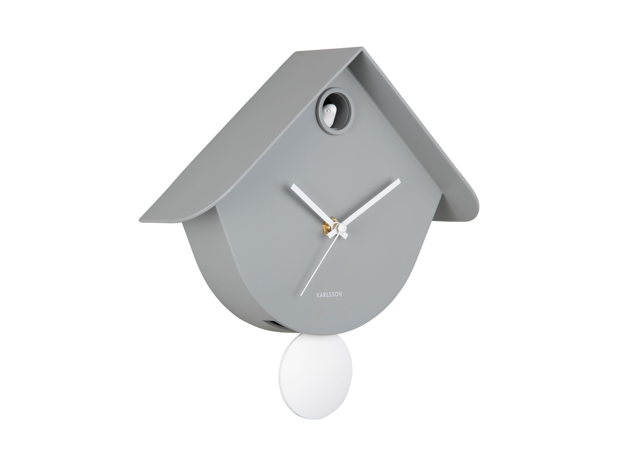 Karlsson - Wall Clock Retro Cuckoo - Grijs - Øcm