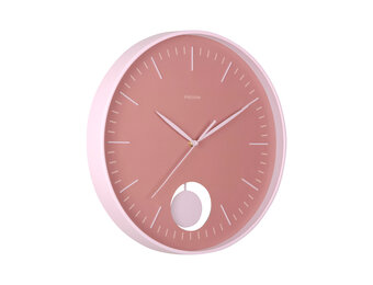 Karlsson - Wall Clock Grato Pendulum - Roze - Ø40,6cm