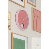Karlsson - Wall Clock Grato Pendulum - Roze - Ø40,6cm