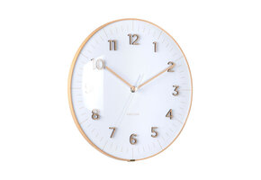 Karlsson - Wall Clock Esencia Dome - Wit - Ø30cm