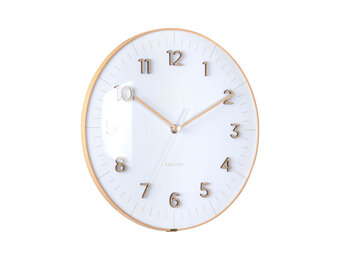 Karlsson - Wall Clock Esencia Dome - Wit - Ø30cm
