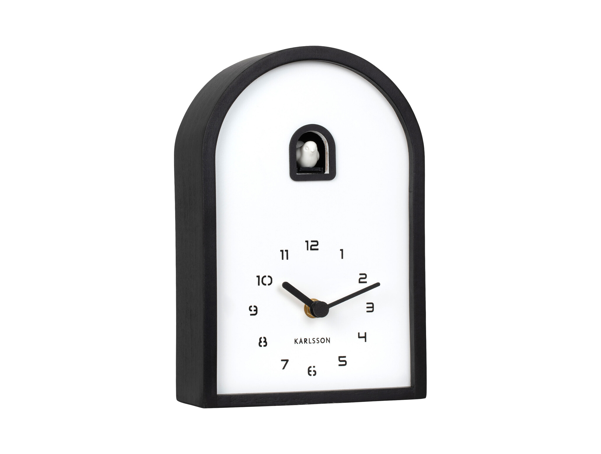 Karlsson - Wall/Table Clock Curva Cuckoo - Bruin - Øcm