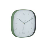 Karlsson - Wall Clock Grato Cuadrado - Groen - Øcm