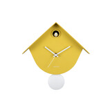 Karlsson - Wall Clock Retro Cuckoo - Geel - Øcm