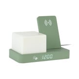 Karlsson - Wekker Retro w. Night Light LED - Groen - 11,5x15,4x20 cm
