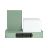 Karlsson - Wekker Retro w. Night Light LED - Groen - 11,5x15,4x20 cm