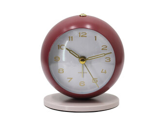 Karlsson - Wekker Reina - Rood - 8x8x10 cm