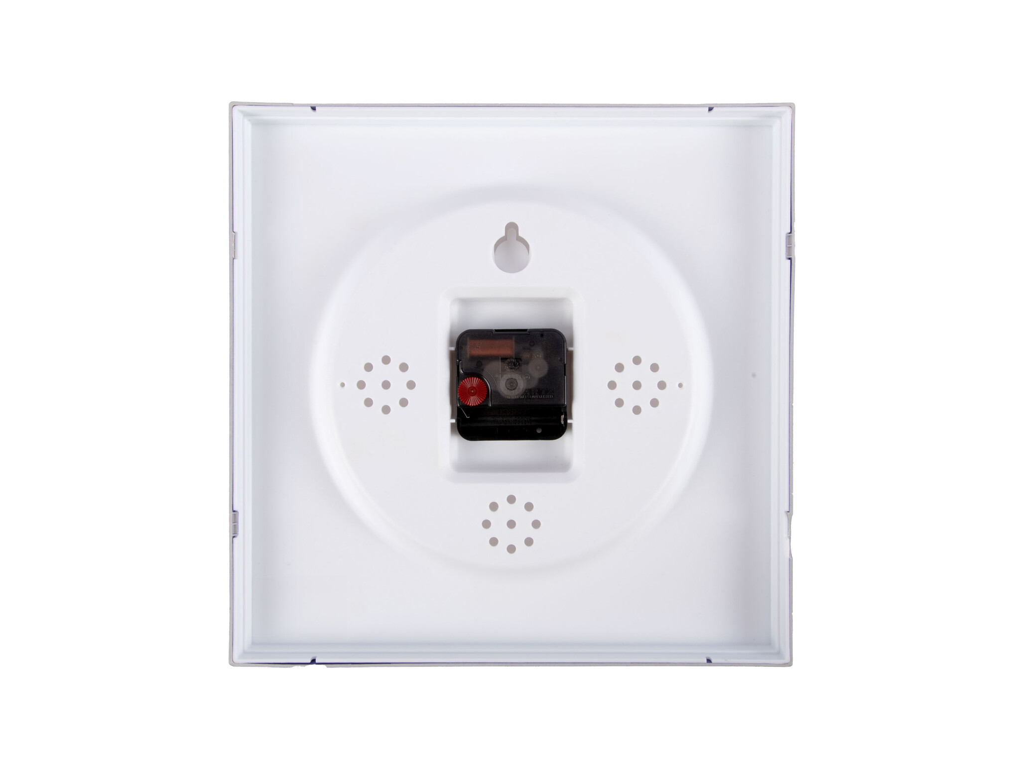 Karlsson - Wall Clock Cool Retro Cuadrado - Rood - Øcm