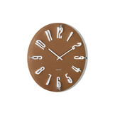 Karlsson - Wall Clock Esencia Elevated - Bruin - Ø40cm