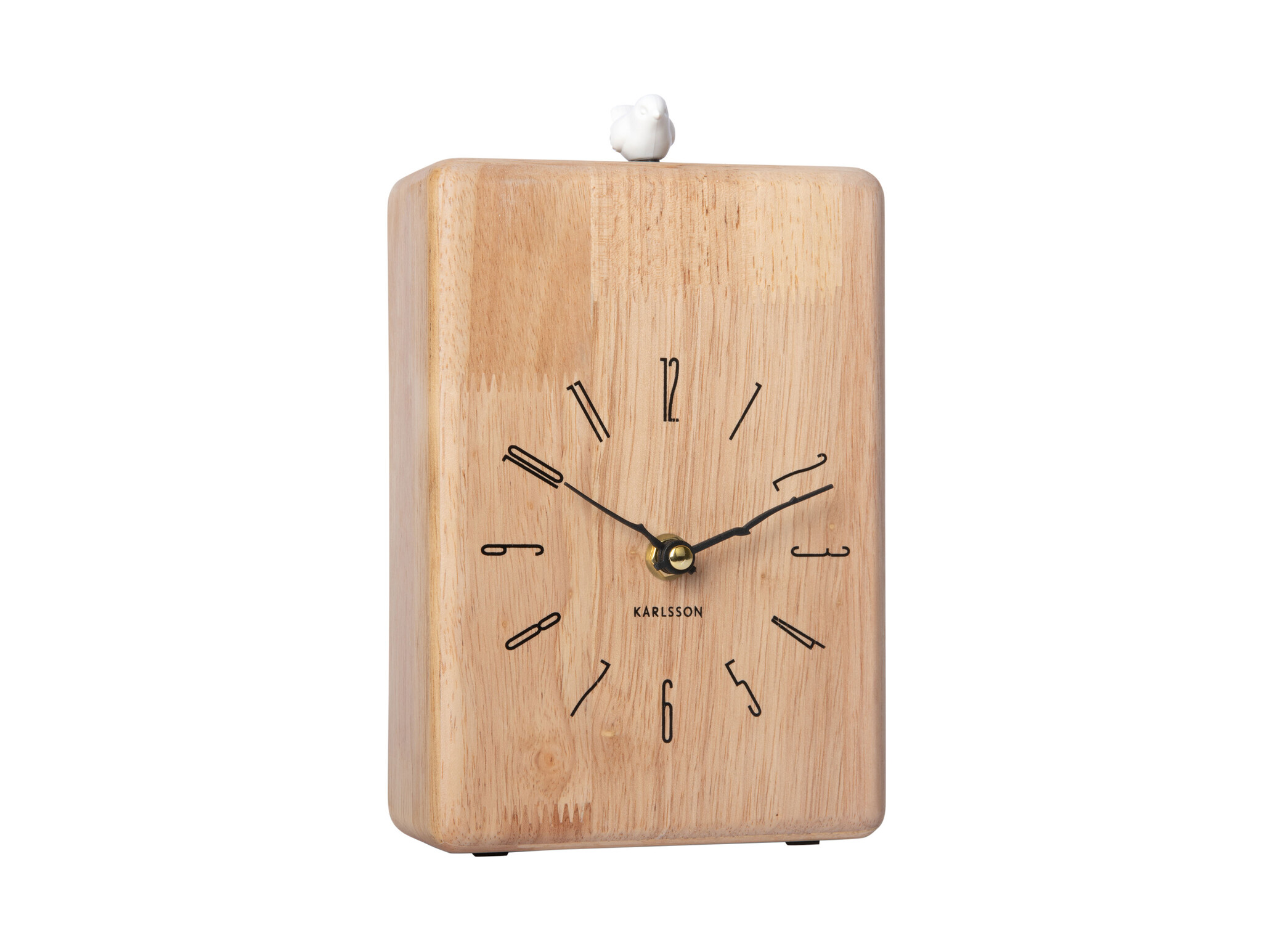 Karlsson - Wall/Table Clock Rama Cuckoo - Bruin - Øcm